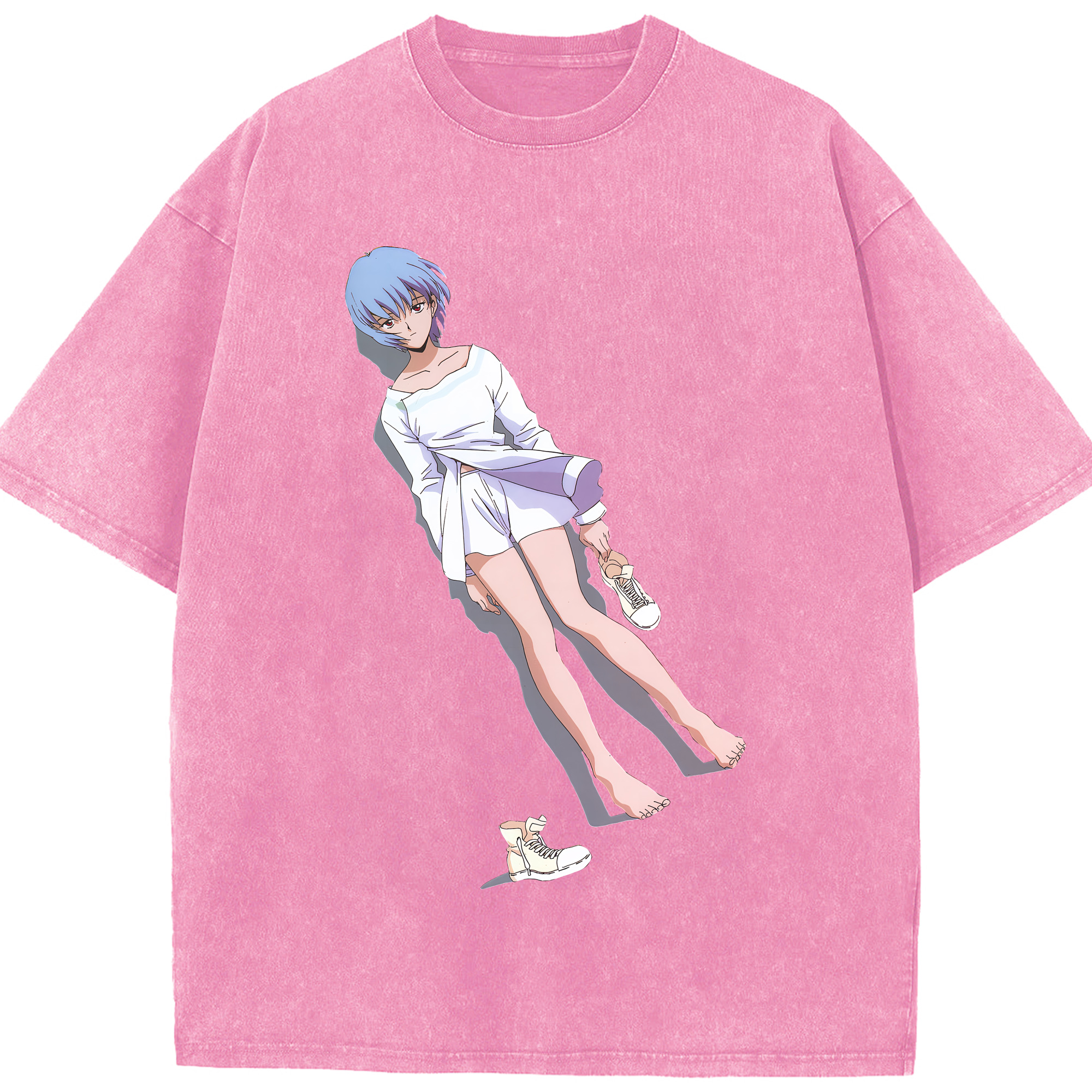 （画像用） EVA 新世紀エヴァンゲリオン 綿100% ヴィンテージ風 半袖Tシャツ（フロントプリント）